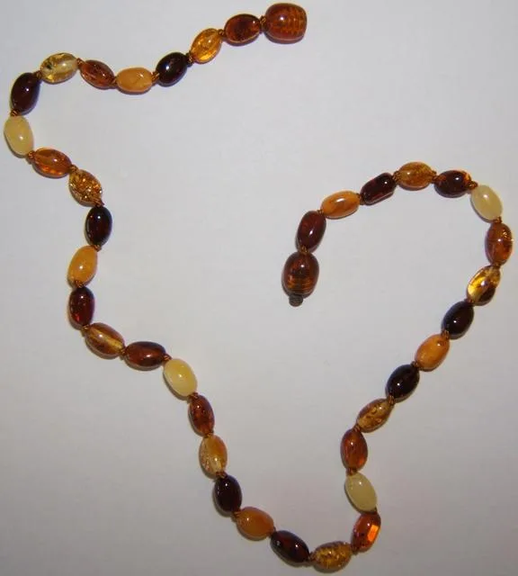 Collana ambra bambino "Olivette" & #13; & #13; — foto 1 dell'alert 0168/12