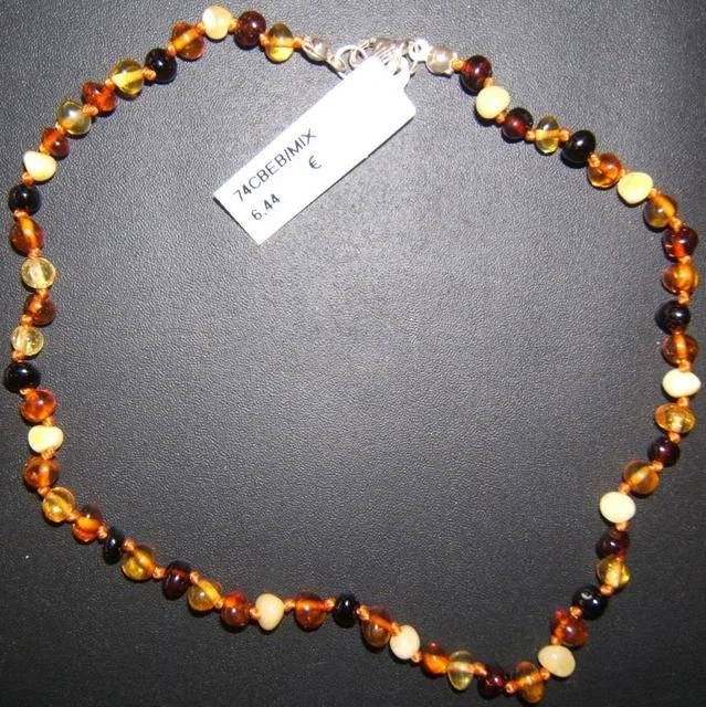 Collana di ambra bambino &amp; #13; &amp; #13; (Natalex)