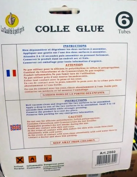 Colla «Colle Glue Extra Forte» — foto 2 dell'alert A12/0011/15
