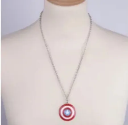 Collana con ciondolo «Collier Bouclier Captain America» — foto 1 dell'alert A12/00991/21