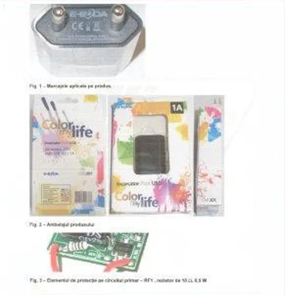 Caricabatterie USB «Color my Life» (E-BODA)