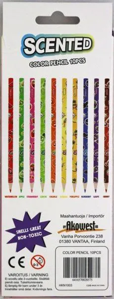 Set di matite colorate «Color pencil 10 pcs» — foto 2 dell'alert A12/1455/19
