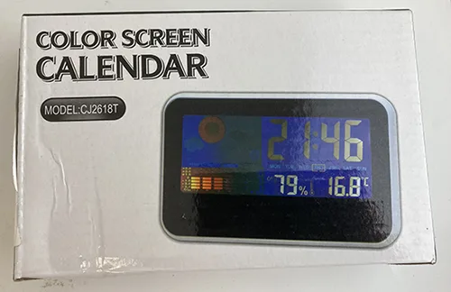 Calendario dello schermo a colori «Color screen calendar» (Not specified)