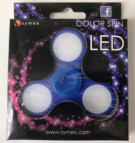 Filatore di Fidget «COLOR SPIN LED» (SYMEX)