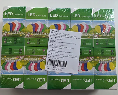 Lampadina a LED «Colored LED Bulb» — foto 2 dell'alert A12/02484/23