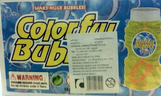 Set di bolle di sapone «Colorful Bubbles» — foto 2 dell'alert A12/1972/13