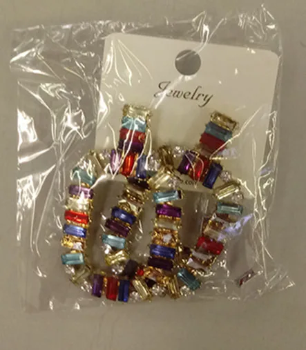Orecchini «Colorful geometric dangle earrings» — foto 3 dell'alert A12/01595/21