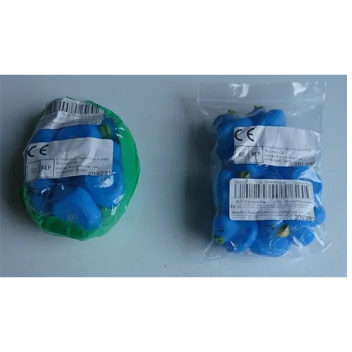 Set di giocattoli in plastica «Colorful small squeaky blue ducks»