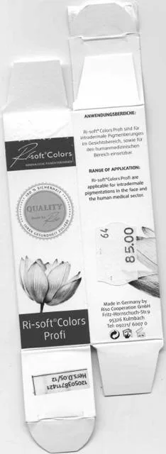 Inchiostro permanente di trucco «Colors Profi Deep Black Eyeliner and Colors Sensitive Deep Black» — foto 1 dell'alert A12/1703/13