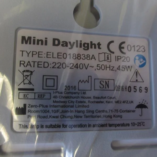 Lampada «Compact Light Therapy Lamp» — foto 2 dell'alert A12/0694/17