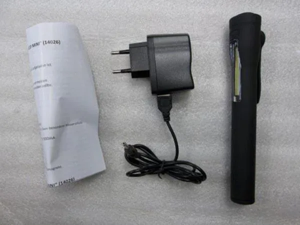 Torcia ricaricabile a LED «Compress COB LED Mini» — foto 2 dell'alert A12/1444/15