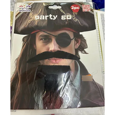 Accessori per pirati «Conjunto de barba pirata» — foto 2 dell'alert SR/04334/25