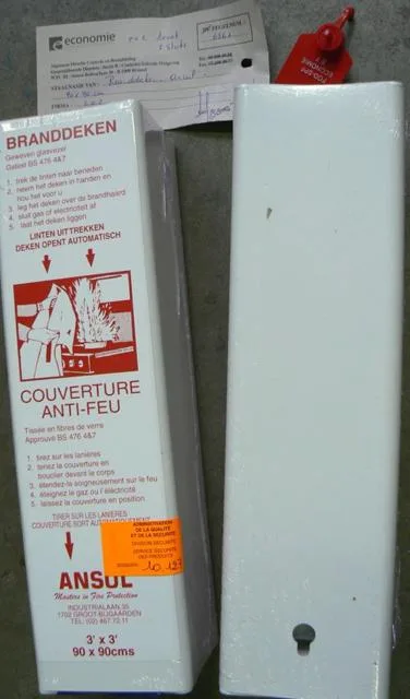 Copertura antincendio – Blusdeken/Couverture Anti-Feu — foto 1 dell'alert 0593/10