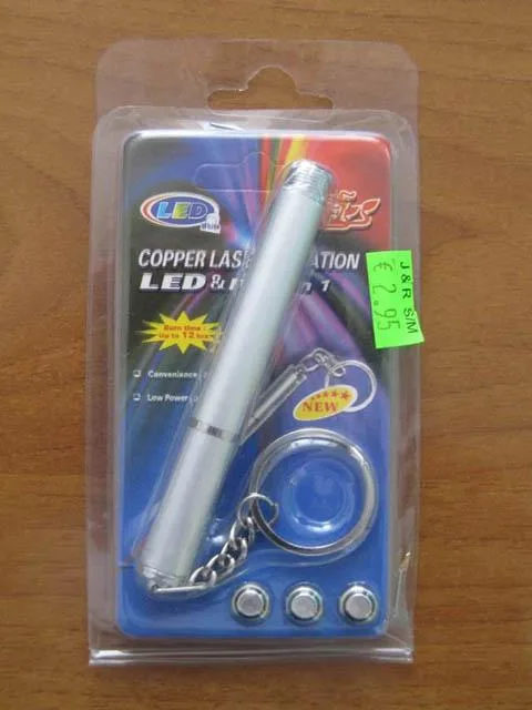 Puntatore laser «Copper Laser Radiation LED &amp;Pen 3 In 1» (LLS)
