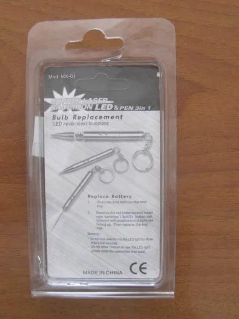 Puntatore laser «Copper Laser Radiation LED &Pen 3 In 1» — foto 2 dell'alert A12/0108/14