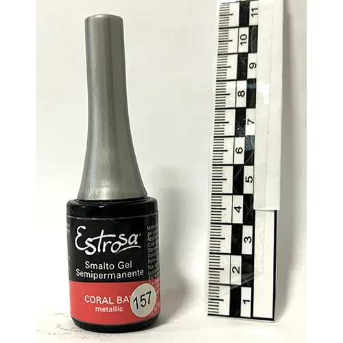 Smalto per unghie in gel «Coral Bay metallic» (Estrosa)