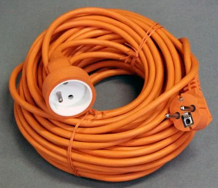 Cord extension set 10A, 250V, 20m. (ELGOTECH.)