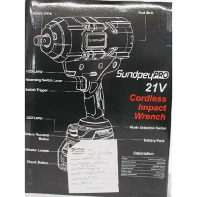 Chiave ad urto «Cordless Impact Wrench» — foto 2 dell'alert SR/01343/26