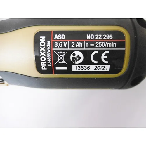Cacciavite «cordless screwdriver» (Proxxon)