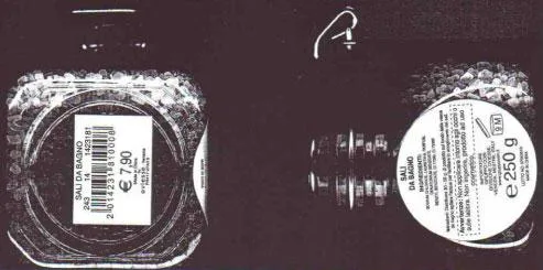 Cosmetici simili a cioccolatini di forma, colore, aspetto, dimensione e profumo (CIOCCO THERAPY line)
