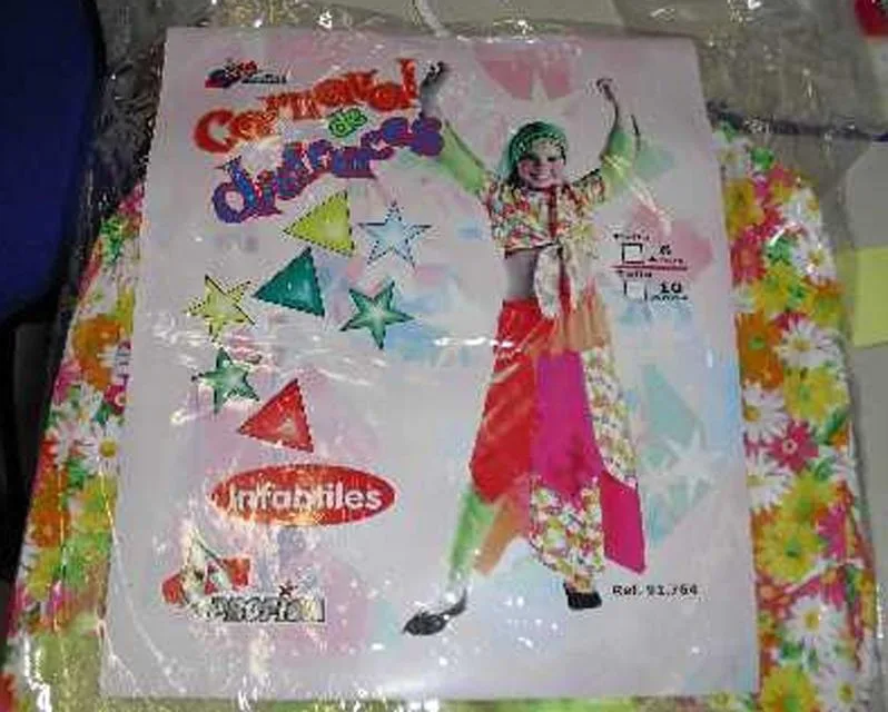 Costume da abito fantasia "Carnaval de difraces" &amp; #13; &amp; #13; (Profisa)