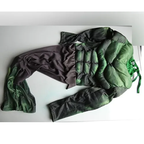 Costume da fancy-dress «Costume de super héros Hulk cosplay musculaire masque gants en peluche vetements d'Hallo…» — foto 3 dell'alert SR/00481/26