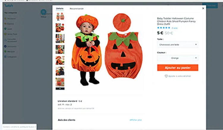 Costume di fantasia per bambini — foto 2 dell'alert A12/01668/21