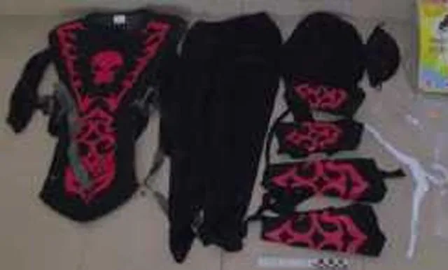 Costume Fancy-dress "Ninja Rojo" ("ninja rosso") &amp; #13; (BT-BOYS TOYS)