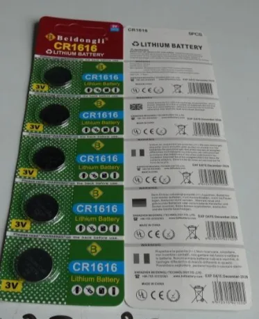 Batterie a bottone «CR1616» — foto 1 dell'alert A12/02844/23