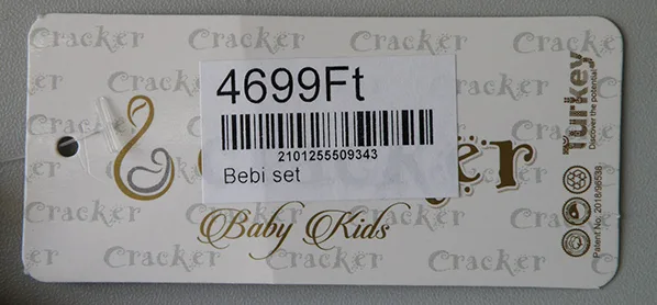 Set di abbigliamento per bambini «Cracker Baby Kids» — foto 3 dell'alert A12/00152/22