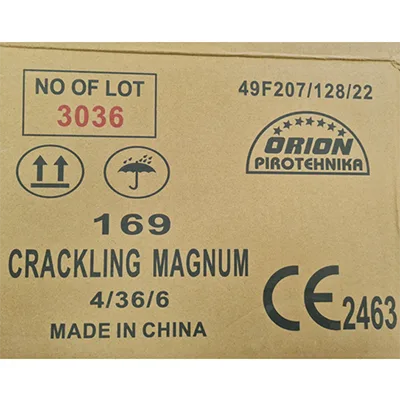 Fuochi d'artificio «Crackling Magnum / CG001» — foto 3 dell'alert A12/02948/24