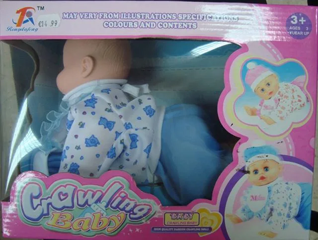 Bambola di plastica del bambino & #13; & #13; «Crawling Baby» — foto 2 dell'alert A12/1588/12