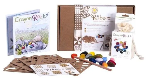 Pastelli di cera «Crayon Rocks» (Rubeez)