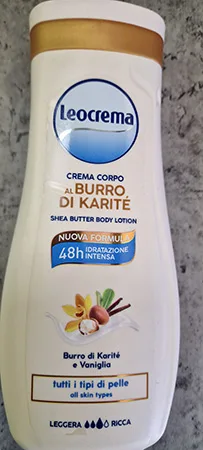 Crema per il corpo «Crema corpo al burro di karitè» (Leocrema)