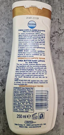 Crema per il corpo «Crema corpo al burro di karitè» — foto 2 dell'alert A12/01123/23