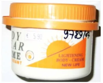 Crema corpo chiara – Crema corpo schiarente — foto 2 dell'alert 0788/07