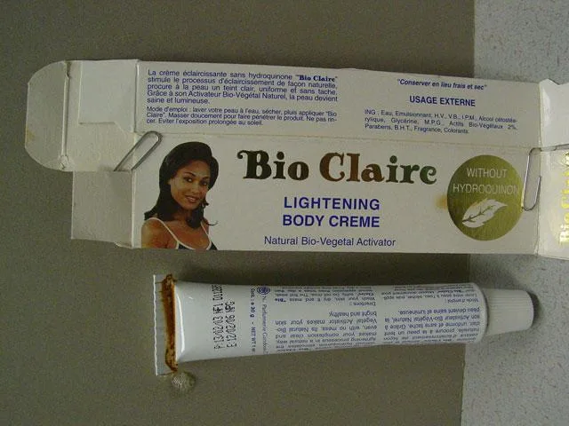 Crema corpo schiarente senza idrochinone (Bio Claire)