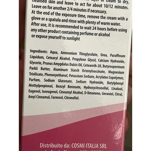 Crema depilatoria «Crema depilatoria gambe e corpo» — foto 2 dell'alert A12/02247/24