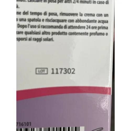 Crema depilatoria «Crema depilatoria gambe e corpo» — foto 9 dell'alert A12/02247/24