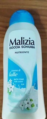 Schiuma doccia «Crema di latte nutriente» (Malizia)