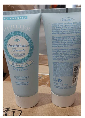 Crema per le mani «Crema nutriente mani muschio bianco d'Oriente» (Perlier)