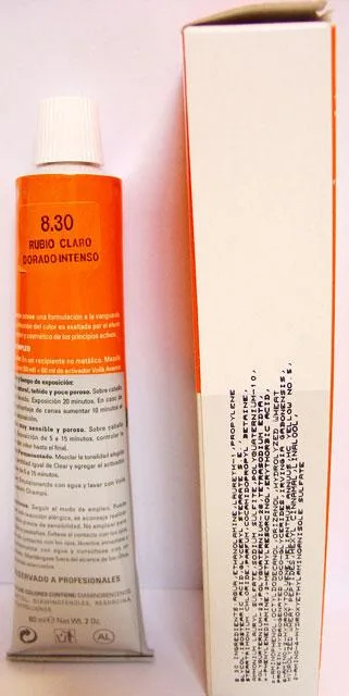 Crema per capelli – Voila Avance, 8.30 Rubio Claro Dorado Intenso (Intercosmo)