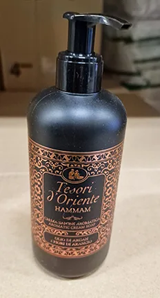 Crema di sapone «Crema sapone aromatica olio di argan e fiori di arancio» (Tesori d'Oriente)