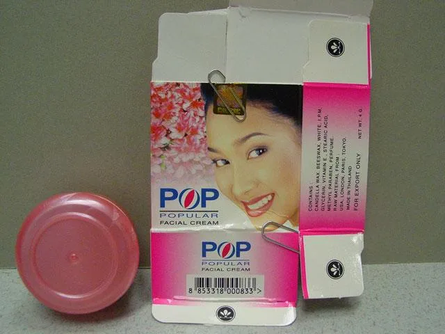 Crema sbiancante – POP crema per il viso popolare con AHA (POP)