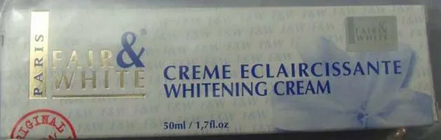 Crema sbiancante "Sbiancante crema" &amp; #13; &amp; #13; (Fair &amp; White)