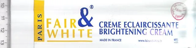 Crema schiarente – Aufhellercreme, Fair &amp; White – Creme Eclaircissante – Creme Sbiancante (Fair &amp; White)
