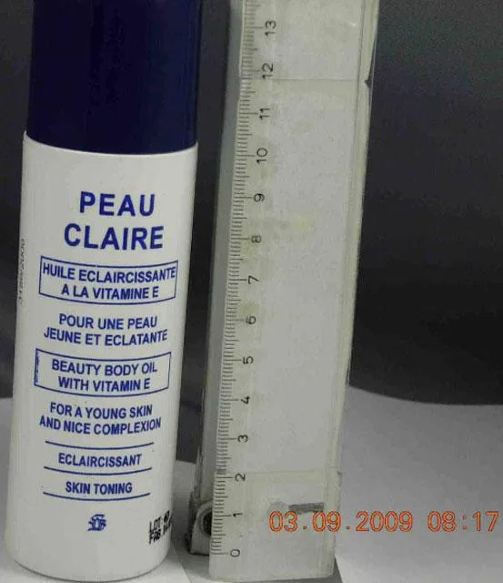 Crema schiarente pelle – Beauty Body Olio con vitamina E (Peau Claire)