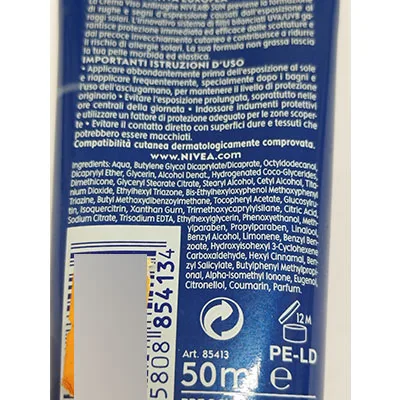 Protezione solare «Crema solare viso» — foto 2 dell'alert A12/03646/24