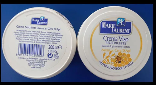 Crema per il corpo «Crema Viso NUTRIENTE Avena &amp; Cera D'Api» (MARIE LAURENT ML)