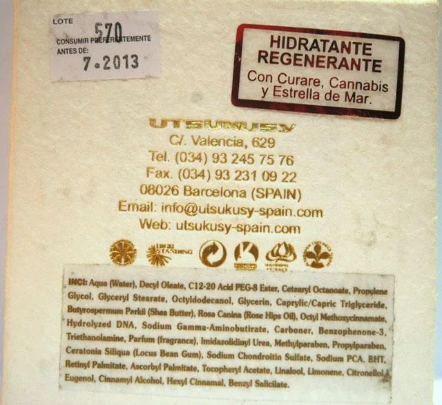 Crema viso – Sarcode Creme Hidrante Regenerante (Utsukusy)